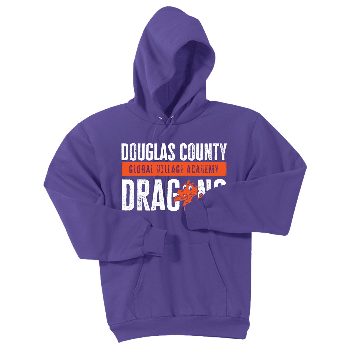 GVA Douglas Stacked Adult Hoodie (18500)