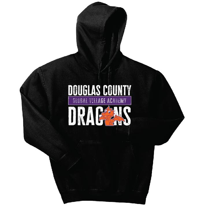 GVA Douglas Stacked Youth Hoodie (18500)