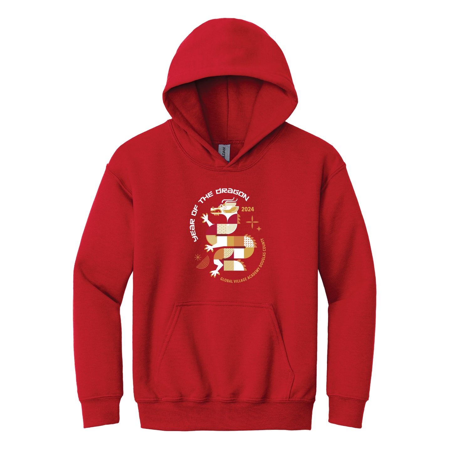 Year of the Dragon Youth Hooded Sweatshirt (18500B)