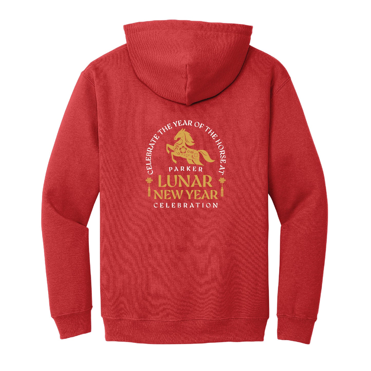 Year of the Horse Adult Hoodie LEFT CHEST (18500)