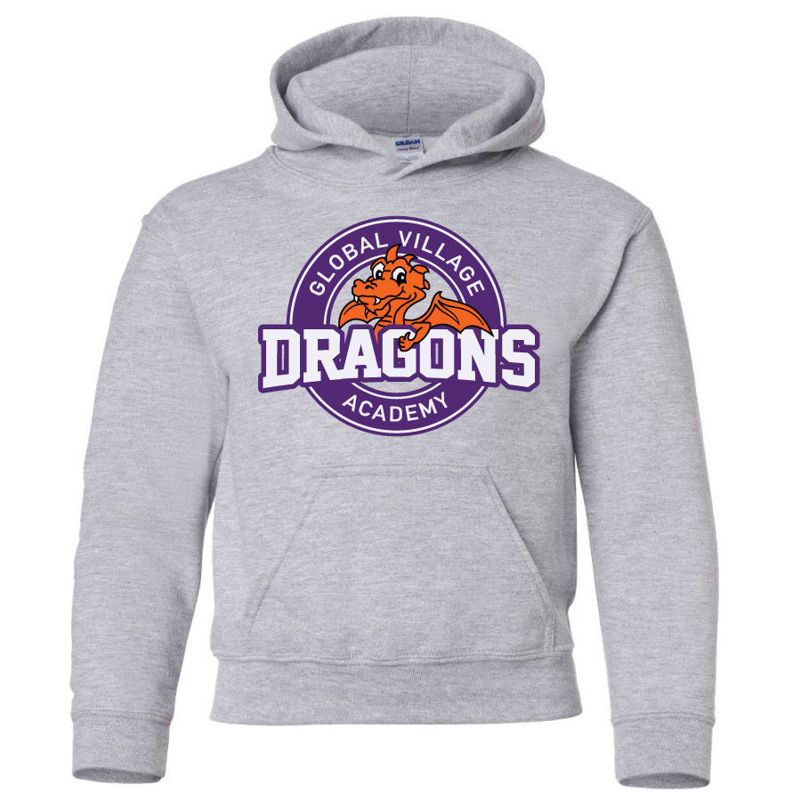 GVA Douglas Dragons Youth Pullover Hooded Sweatshirt (18500B)